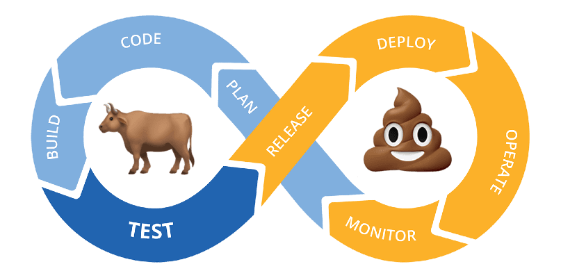 DevOps loop, obviously bullshit